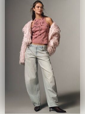 Pilcro High Rise Balloon Jeans
